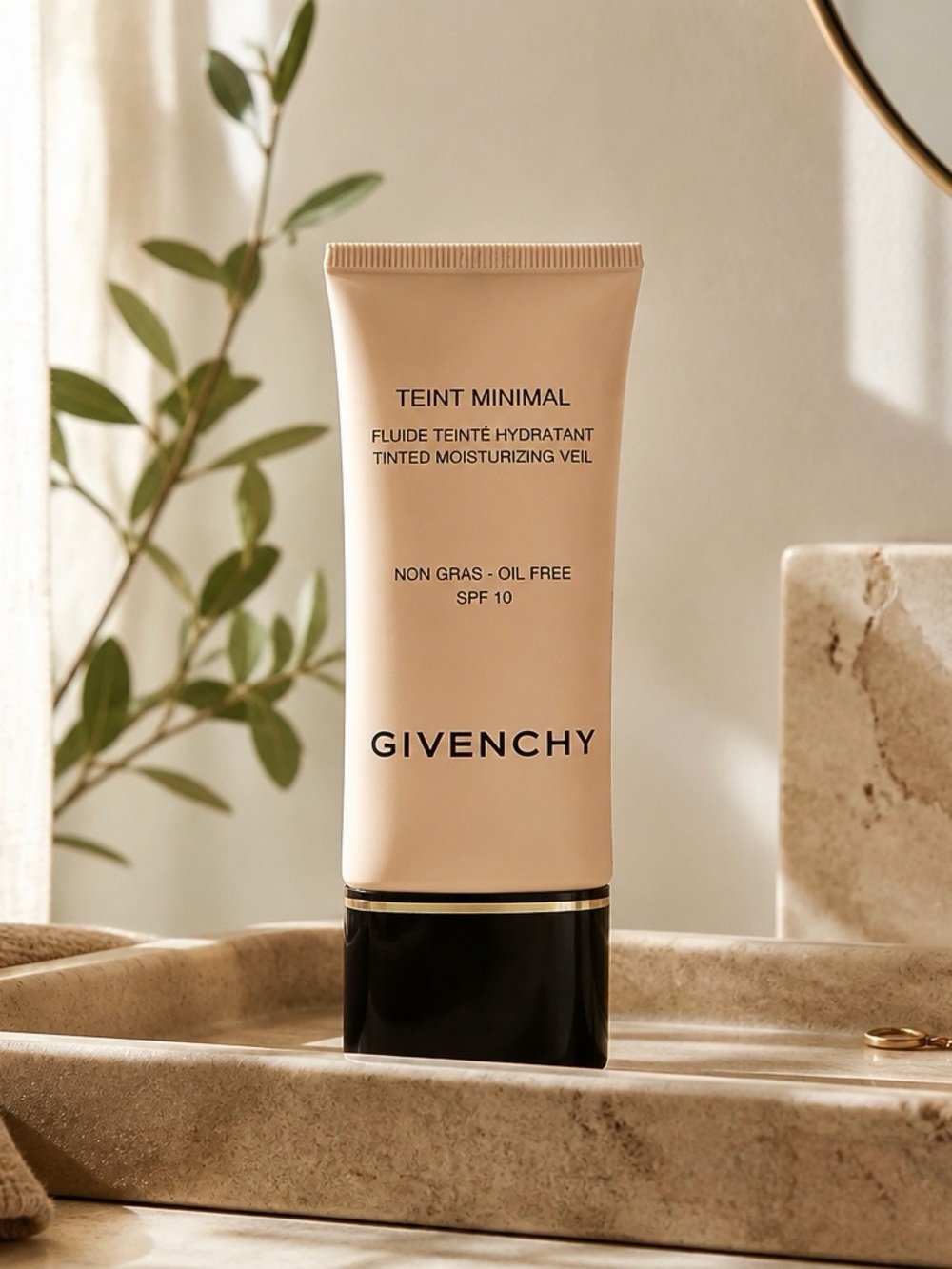 Givenchy Teint Minimal Tinted Moisturizing Veil - Beige & Black Packaging
